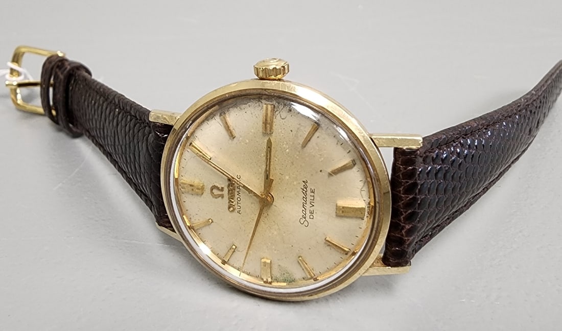 Vintage Omega Seamaster DeVille, Yellow Gold (1 of 3)