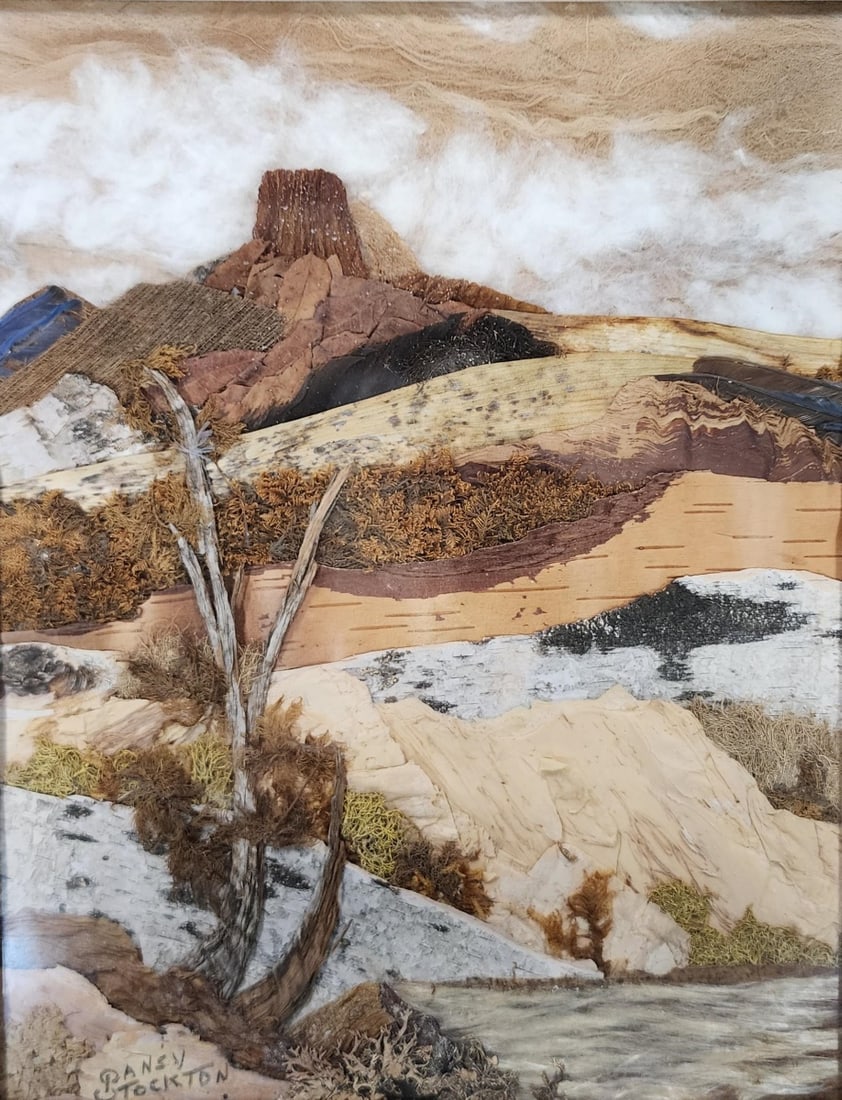 Pansy Stockton 13.5x10.5 Botanical "Pedernal Peak" (1 of 6)