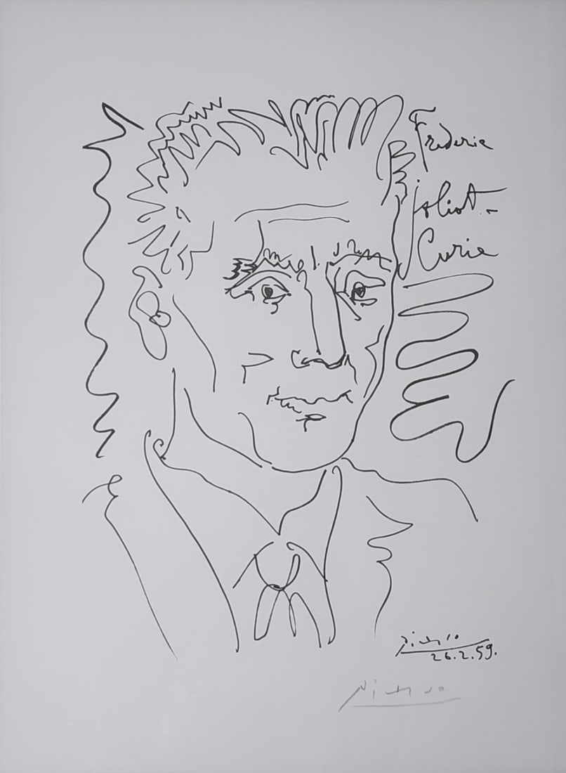After Pablo Picasso, Frederic Joliot-Curie (1 of 6)