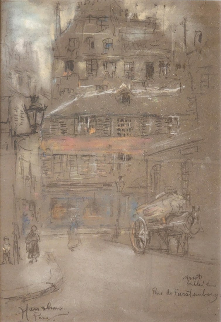 Glen C Henshaw 16x10 Pastel "Paris..." (1 of 5)