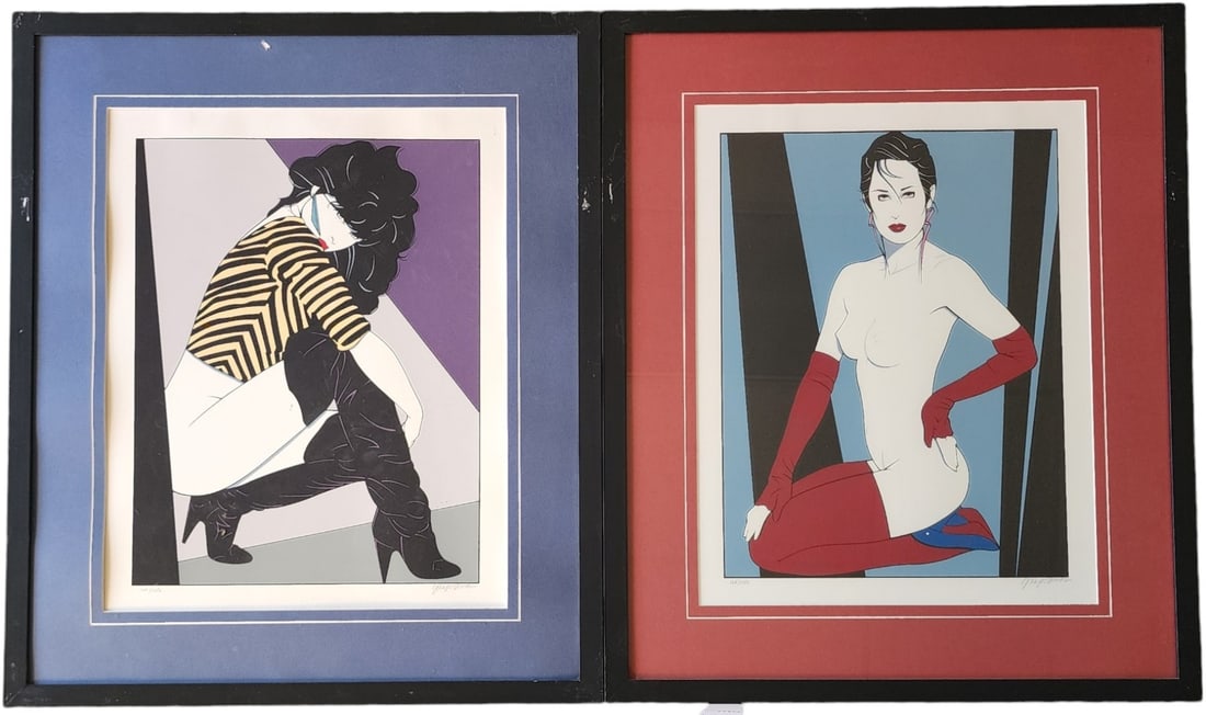 Two, Ltd Edition Patrick Nagel Framed Lithographs (1 of 10)