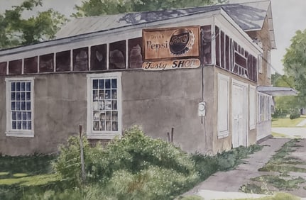 Gail Strong 14x21 WC Tasty Shop