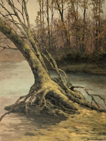 Dan Woodson 24x18 Oil Whitewater River