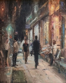 EJ Paprocki 20x16 O/C Chicago Street Scene