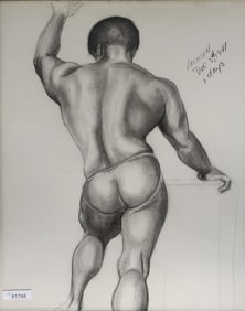 Emily Jackson Darnaby 19x15 Graphite Male Figure S