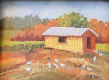 Jerry Points 9x12 O/B Chicken House