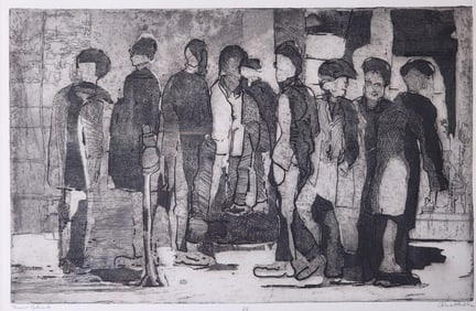 Unclearly Signed, Ltd Ed Etching