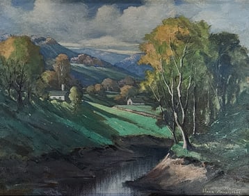 Flona Marsischke 16x20 O/C Summer Landscape