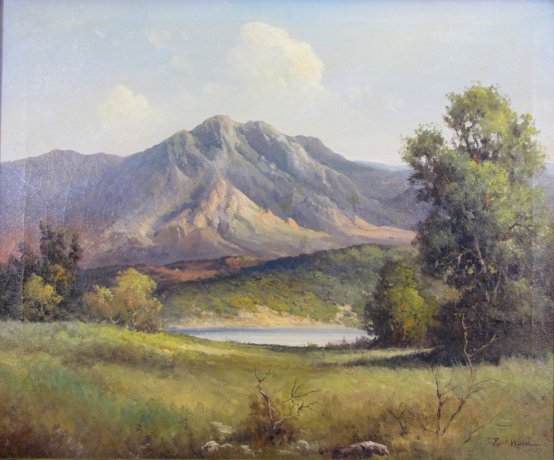 Robert W Wood 25x30 O/C "Near Ogden Utah" (1 of 16)