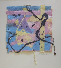 Cynthia Blasingham 11.5x11.5 MixMed "Abstract IV"