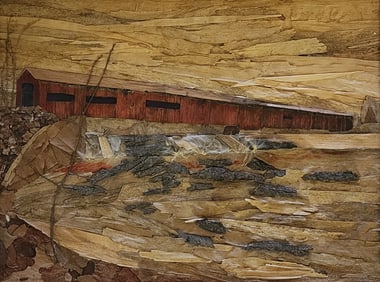 George T Minning 18x24 Natural Collage #1