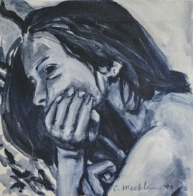 Caroline M Mecklin 14x14 Acrylic "Saturday Morning
