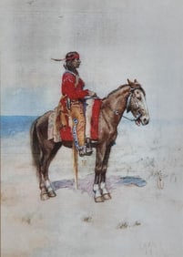 Charles Craig Lithograph, "The Scout
