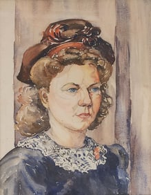 Emily Jackson Darnaby 13x10 WC Portrait of Woman