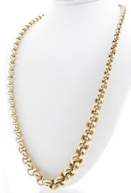 14K Yellow Gold Link Necklace