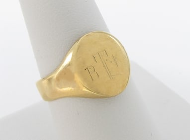 14K Monogram Ring