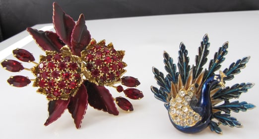 Weiss and Arthur Pepper Brooches