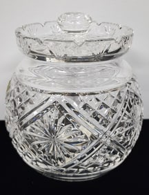 Waterford Crystal Biscuit Barrel, Samuel Miller