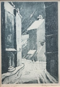 Evelynne Mess, Aquatint Etching