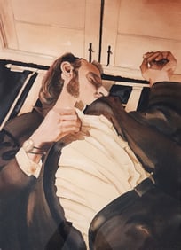 M Louise Johnson 29x21 WC "Narcosis"