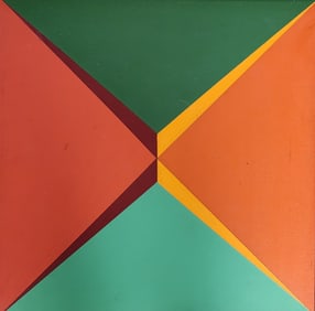 Unclearly Signed 20x20 O/C "The Lie is the Reality