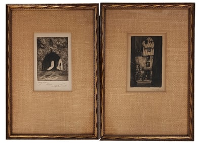 (2) Framed Etchings, Turner, Roux