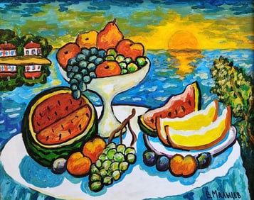 Vadim Maltsev 16x20 O/B Fruit Still Life