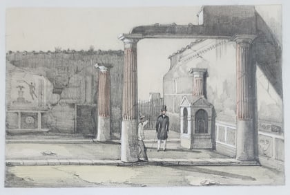 Attr. Victor-Jean Nicolle 4x6 MM Vue de Rome