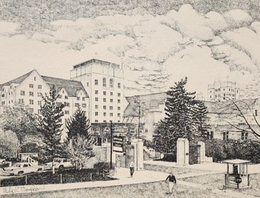 Philip C Thompson IU Lithograph