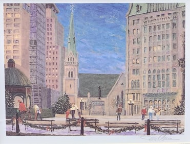 Set of 8 Lithographs, Jeffrey C Burris