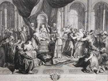 Jean Audran Engraving after Coypel