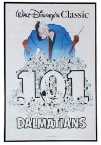 Framed Disney '101 Dalmations' Puzzle