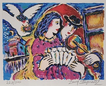Zamy Steynovitz Serigraph, "Midnight Serenade"