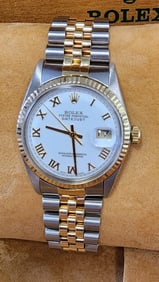 18K/Stainless Rolex Datejust Wristwatch