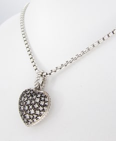 David Yurman Midnight Melange Heart Pendant