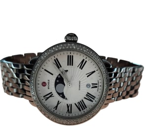 Michele Serein Diamond Moon Phase Watch