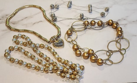 Four Costume Necklaces