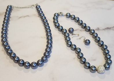 Bead Necklaces and Earrings