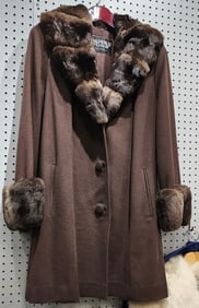 Loro Piana Pappas Furs Chinchilla, Cashmere Coat