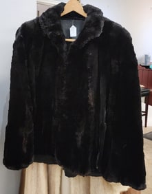 Sheared Black Mink Vest