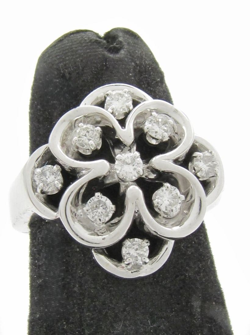 14K White Gold Diamond Fashion Ring (1 of 3)
