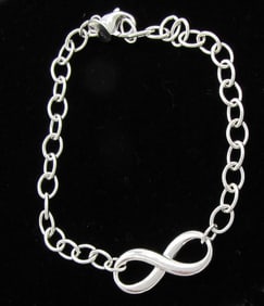 Tiffany & Co. Sterling Infinity Bracelet