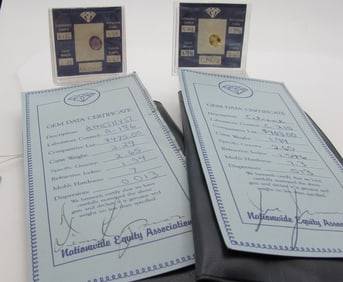 Loose Citrine and Amethyst Gem Stones