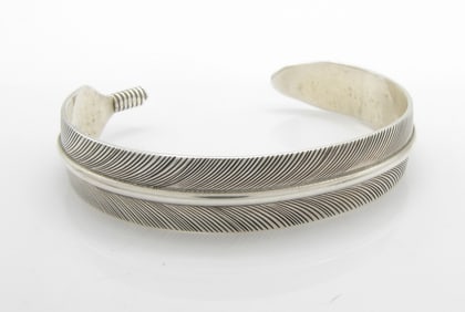 Lena Platero Southwest Sterling Cuff Bracelet