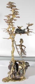 Martin Borja Bronze and Metal Sculpture