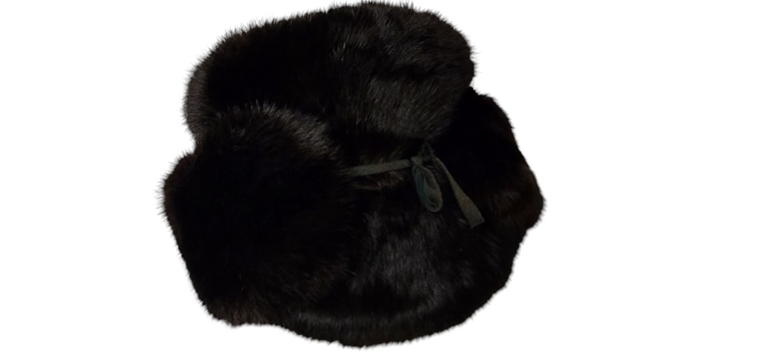 Russian Ushanka Fur Hat, Leningrad (1 of 4)