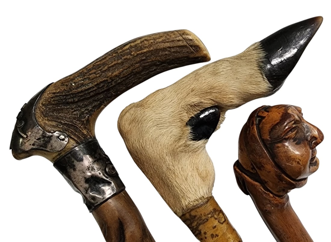 Three Antique Walking Sticks (1 of 5)