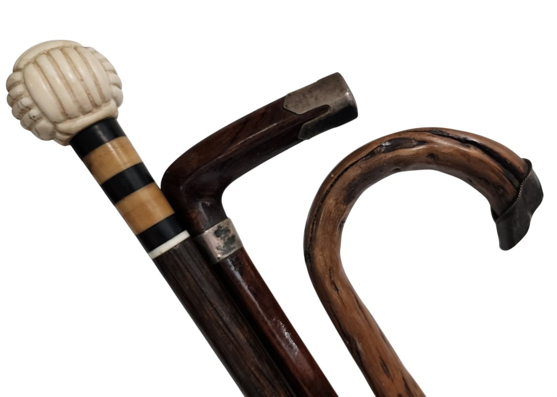 Three Antique Walking Sticks (1 of 7)