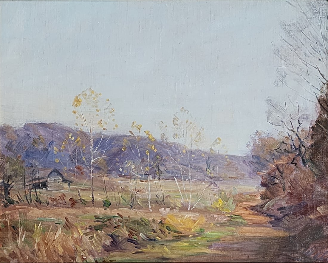 Varaldo (VJ) Cariani 16x20 O/C Autumn, Brown Count (1 of 4)