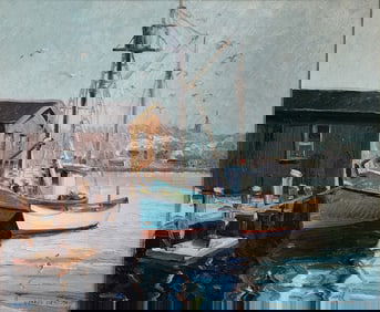 Gordon Benjamin Mess 20x24 O/C Gloucester Harbor